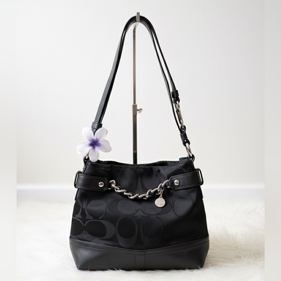 Coach Handbags - Coach Signature Black Jacquard Convertible Shoulder/Crossbody Bag Y2K style